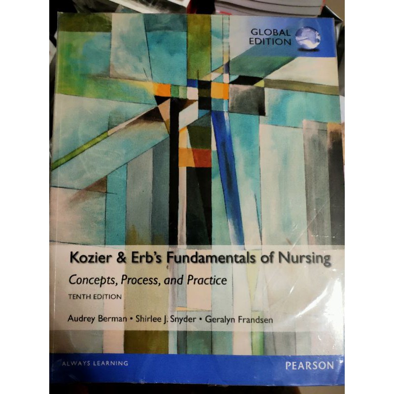 Kozier & Erb's Fundamentals Of Nursing 10th Edition By Berman Colored ...