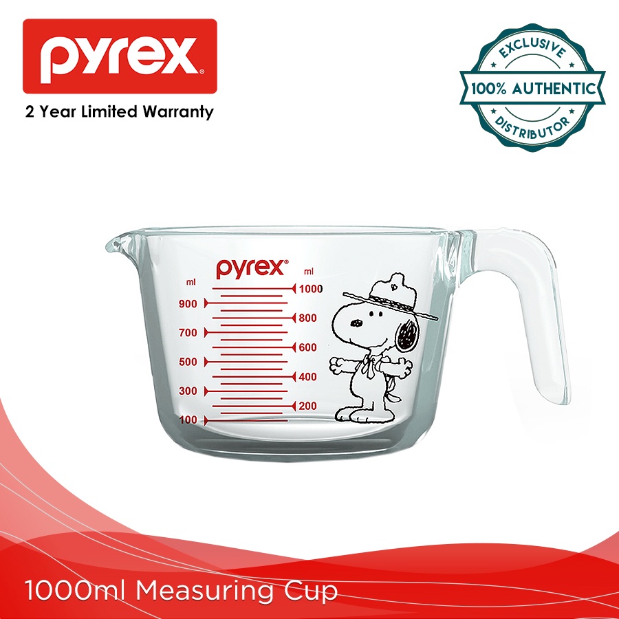 Pyrex 1000ml Measuring Cup - Snoopy | Shopee Philippines