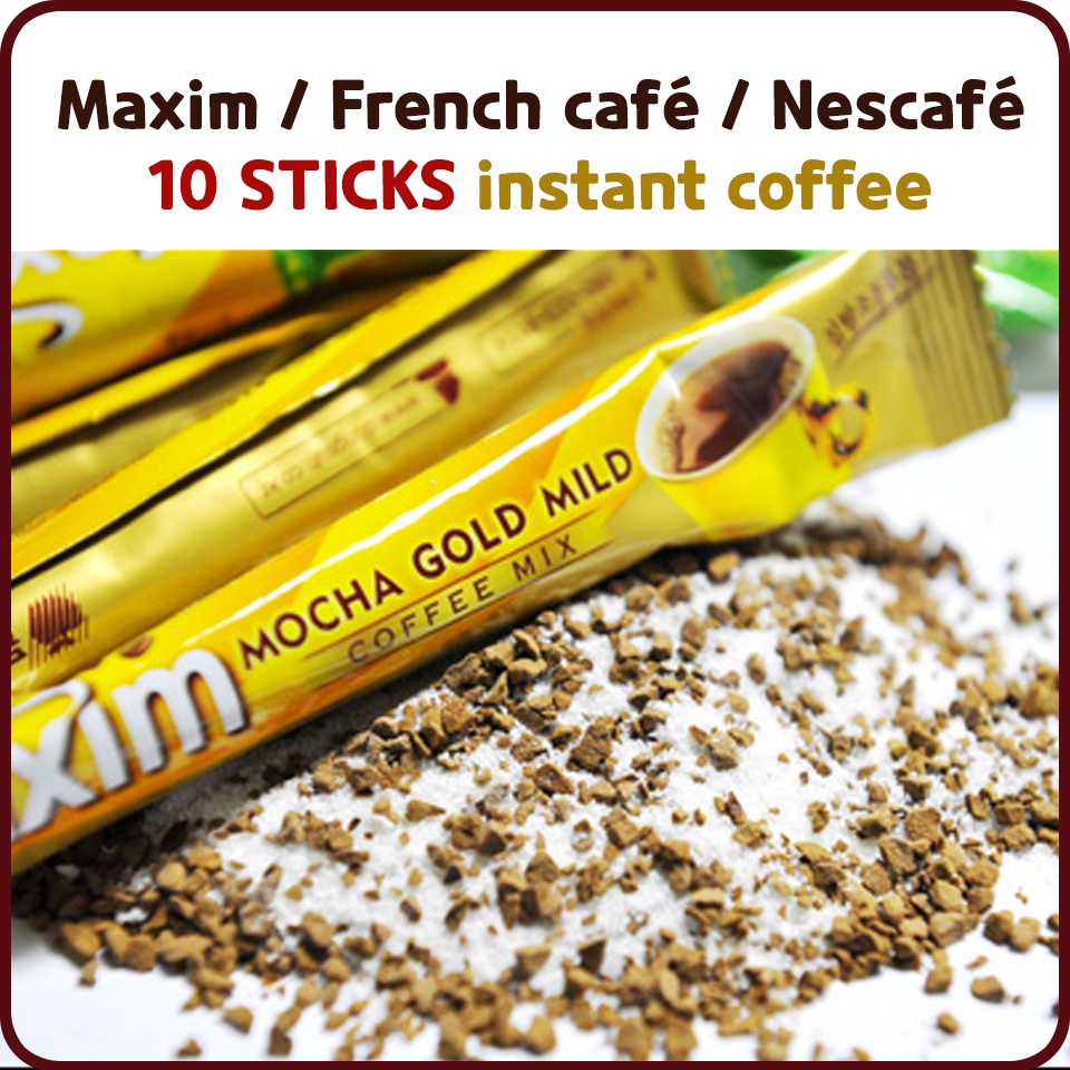 [ Maxim, French café, Nescafé, EDIYA ]10 STICKS instant coffee / Coffee