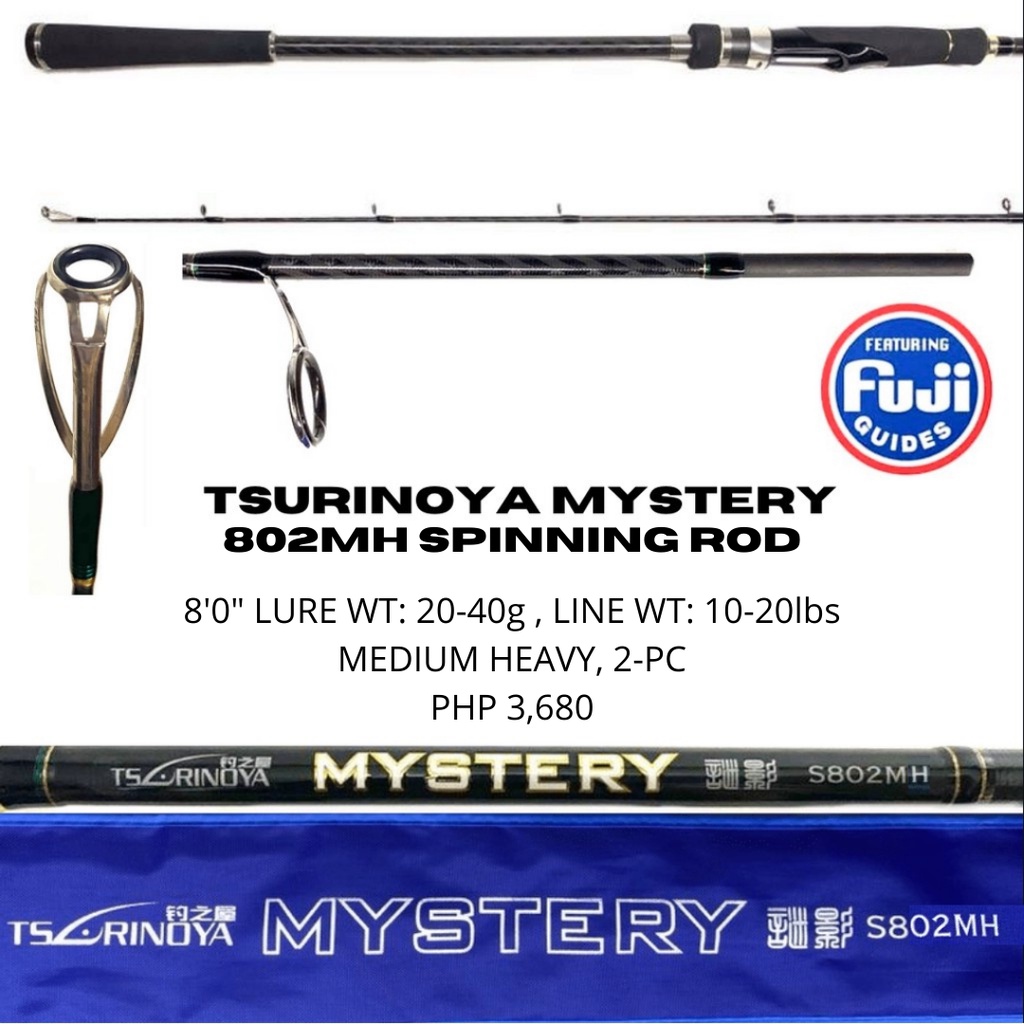 Tsurinoya Mystery S802MH Spin Casting Fishing Rod | Shopee Philippines