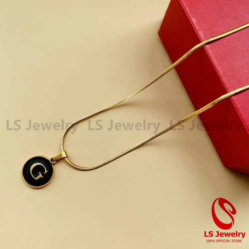 LS jewelry 18k Gold Plated Pendant Necklace For Women High Quality