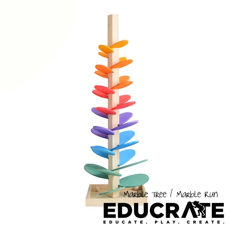 educratePH 72cm Rainbow Marble Run / Marble Tree | Shopee Philippines