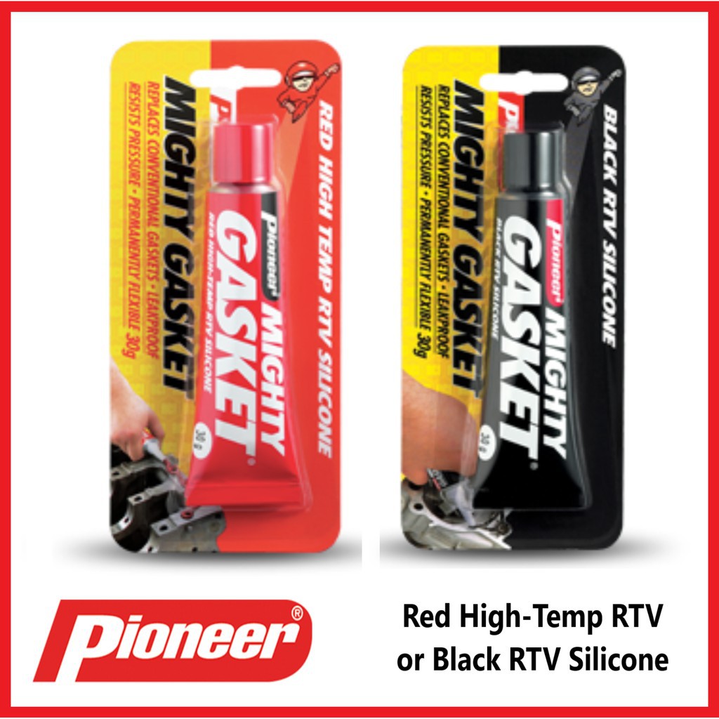 (85g) Pioneer Mighty Gasket HighTemp RTV, Silicone Sealant, Gasket