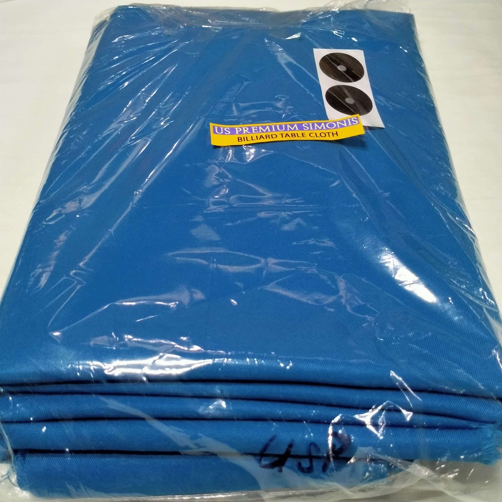 US PREMIUM LIGHT BLUE TAPETE NG BILYARAN (FOR SALE BILLIARD TABLE CLOTH ...