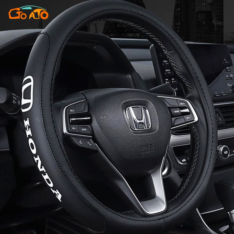 GTIOATO Car Steering Wheel Cover Suitable For 38CM Auto Anti Slip