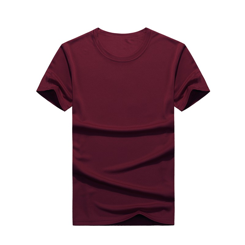 SIMPLE DRI FIT T SHIRT Men Women American Plain Maroon