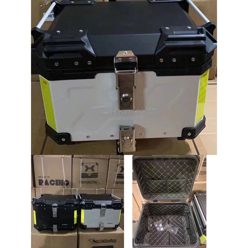 COD MOTORCYCLE TOP BOX ALLOY 45LITERS | Shopee Philippines