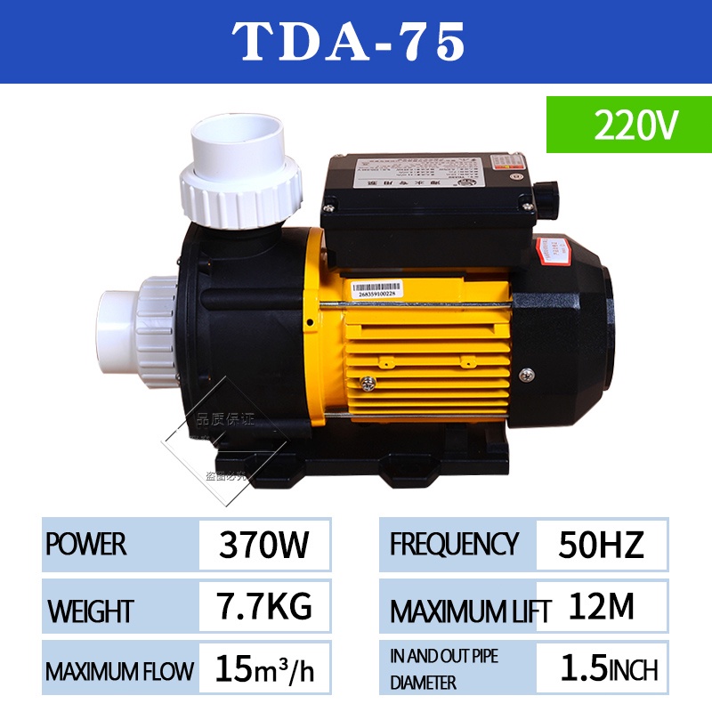 Swimming Pool Water Pump Whirlpool Spa Aquaculture Sea Water Pump