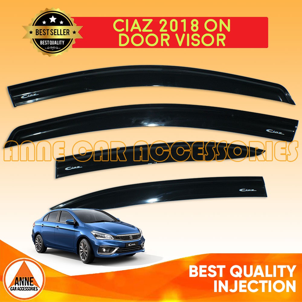 Suzuki Ciaz 2018 2019 2020 2021 2022 2023 2024 Door Visor OEM Rain ...