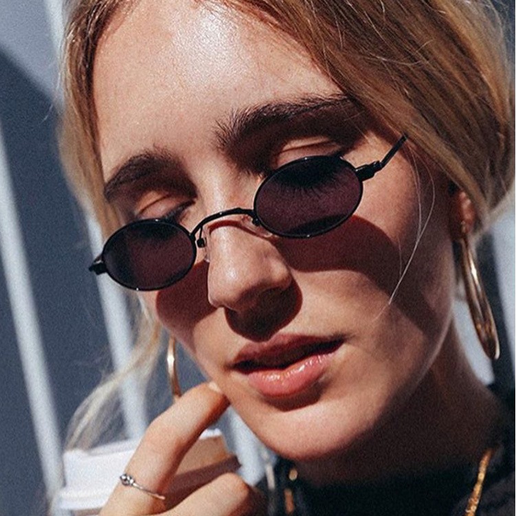Small round sunglasses womens top