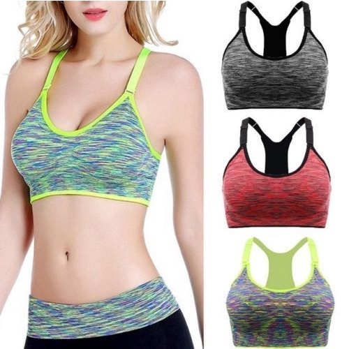 Women's Seamless Wire-Free Sports Bra – Tank Top Style, Breathable, Yoga & Sleep – Size XL, Black