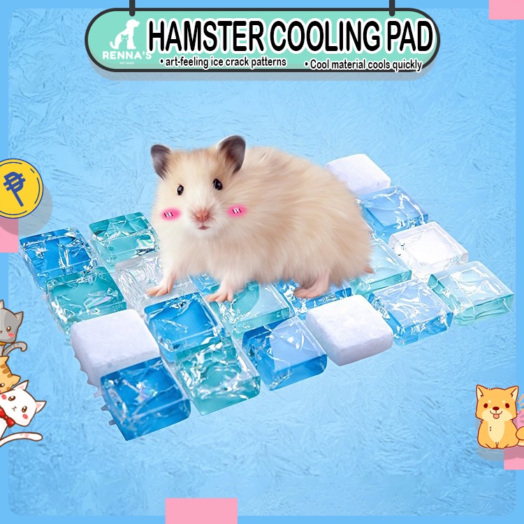 Renna's Hamster Cooling Pad Hamster Bed Toy Hamster Cage For Hamster