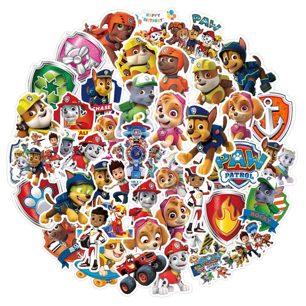 Paw Patrol Sticker Set | Shopee Philippines