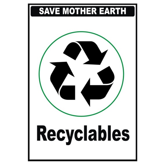 Save Mother Earth Signage A4 Size Or 75 By 108inches Yellow Signage