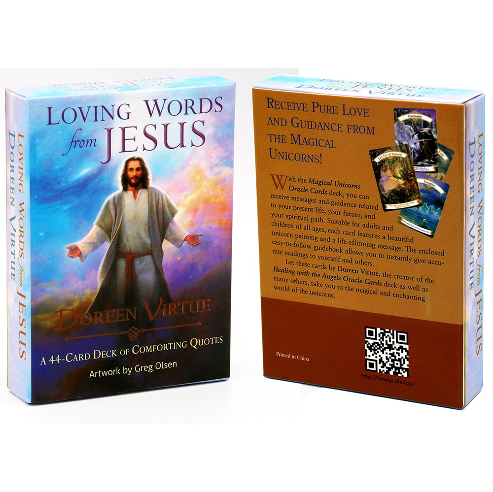 Loving Words from Jesus A 44-Card Deck Tarot Cards Oracle | Shopee ...