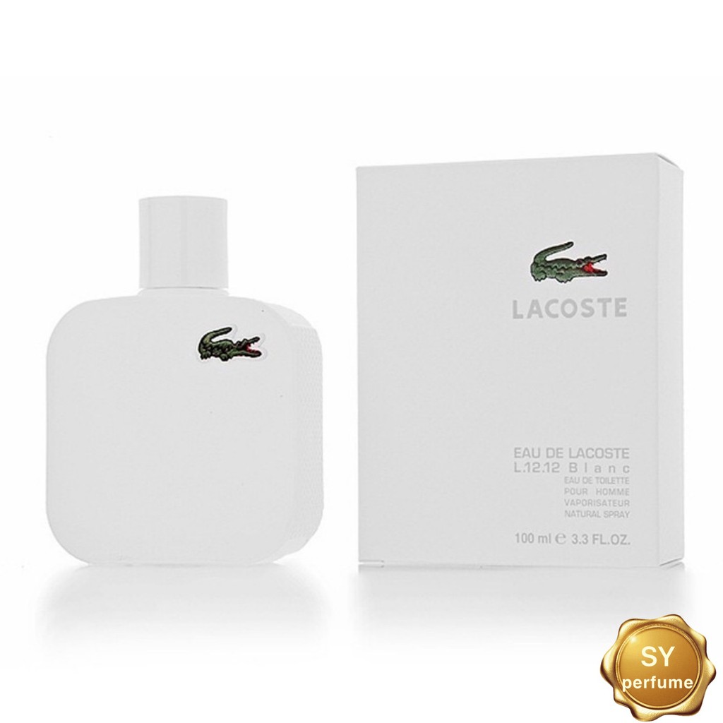 Lacoste men's shop perfume white