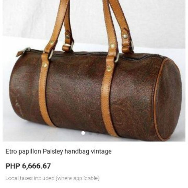 Original Etro Milano papillon, Luxury, Bags & Wallets on Carousell