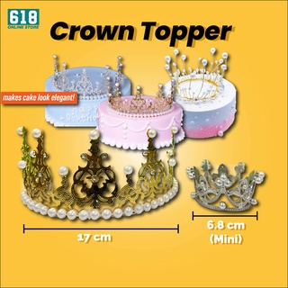 9 in tall Metal Crown Cake Topper Birthday Party Decorations