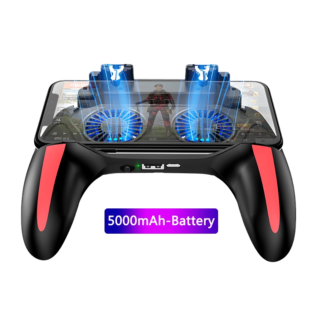 Pubg Phone Trigger L1R1 Controller Gamepad with Cooler Fan Joystick for ...