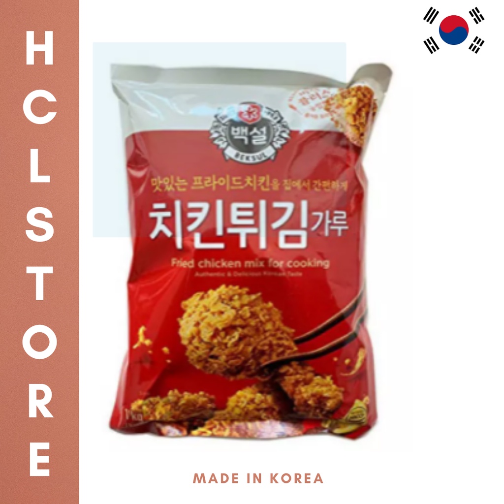 Korea Cj Beksul Fried Chicken Mix For Cooking 1kg Shopee Philippines