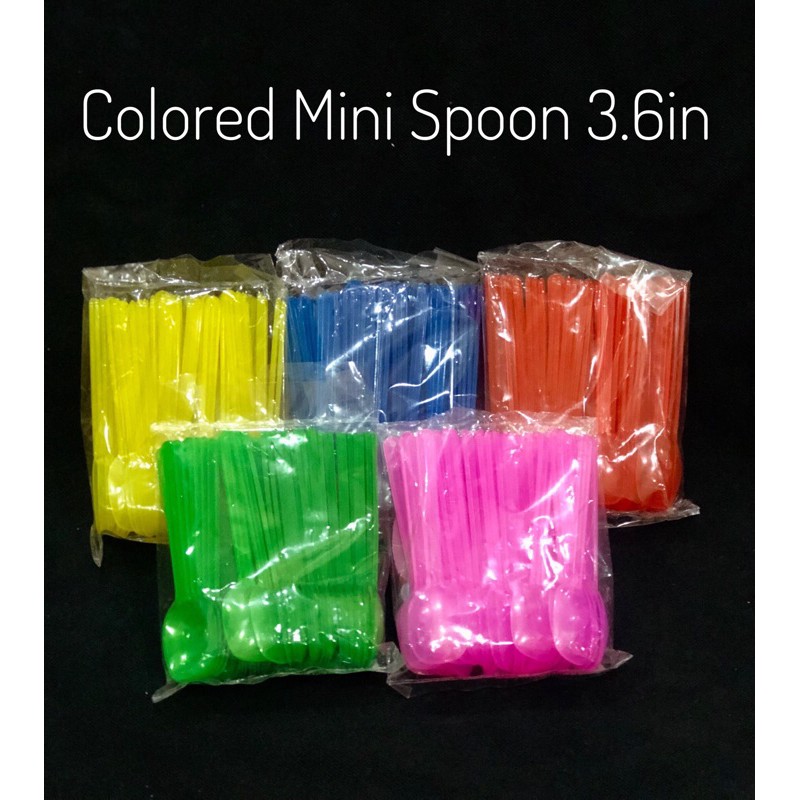 Colored Mini Spoon 100grams | Shopee Philippines