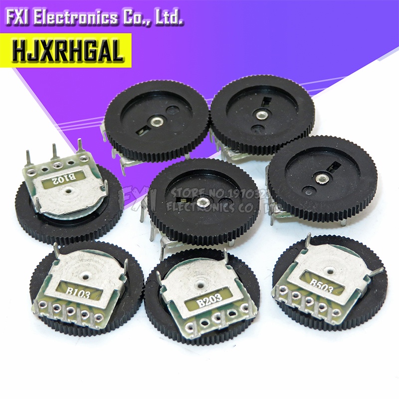 10pcs Double Gear tuning potentiometer B102 B103 B203 B503 B1K B10K ...