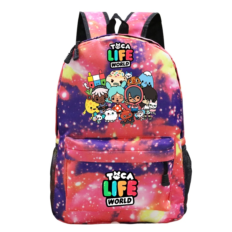 Game Toca Life World Backpack Men Women Toca Boca Life World Classic ...