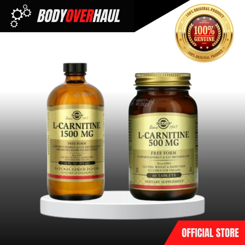 Body Overhaul PH Solgar LCarnitine AcetylLCarnitine Liquid