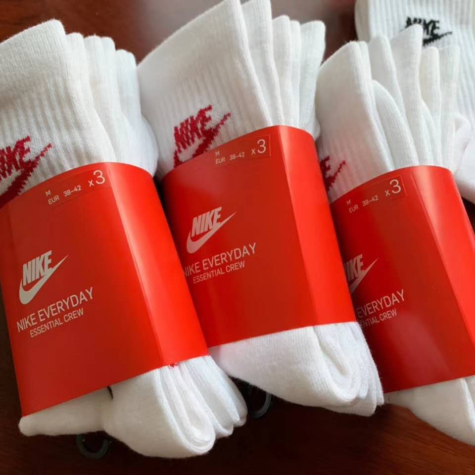 [Shipped within 24 hours] new CREW CUSHIONED DOUBLE SWOOSH’S plain