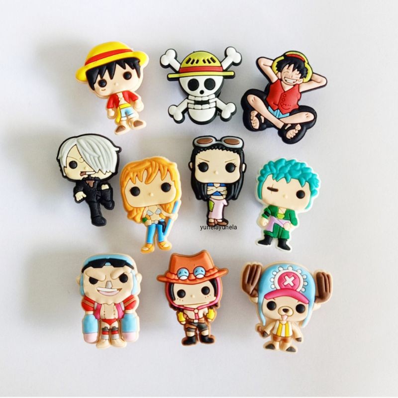 one piece crocs charms