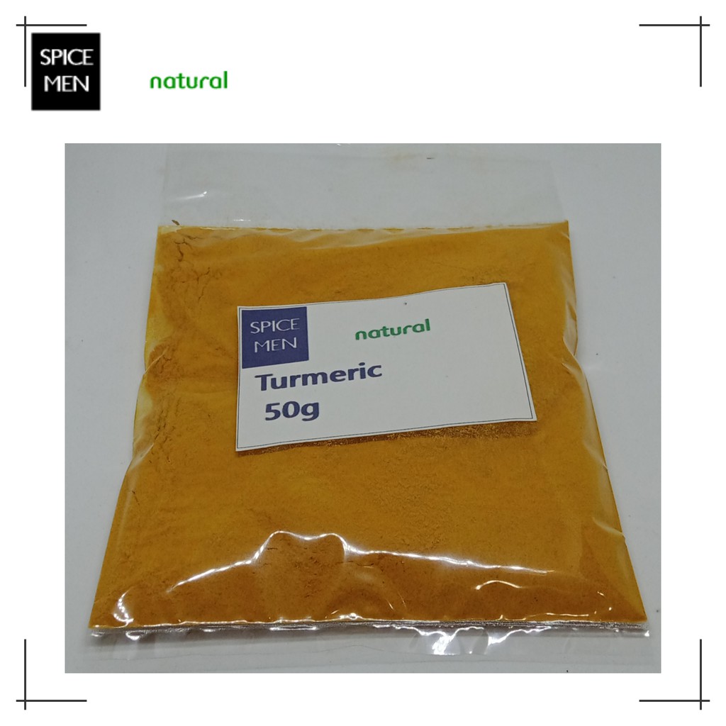 Spice Men All Natural Turmeric Powder 50g | Shopee Philippines
