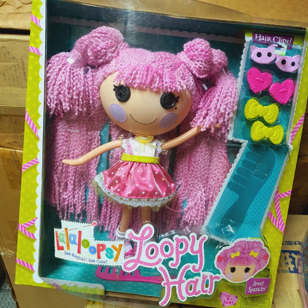 RARE LALALOOPSY LOOPY HAIR JEWEL SPARKLES DOLL FULL SIZE VHTF Lalaluffy Knitted Shopee Philippines