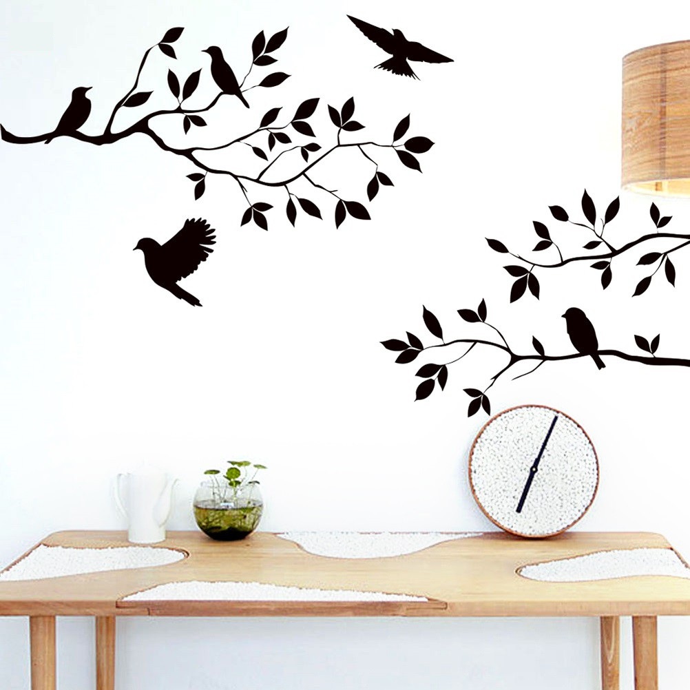 Leaves Tree Removable Wall Sticker Decal Home Decor Vinyl Mural Art
