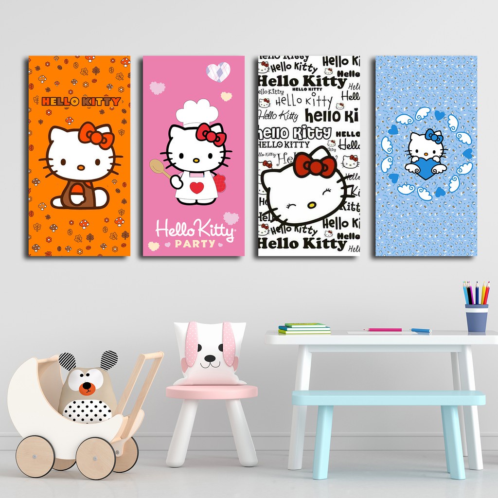 HIASAN DINDING KAYU Wall Hanging HELLO KITTY WALL DECOR HELLO KITTY ...