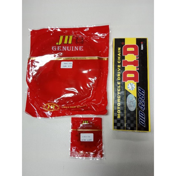 Sprocket Set Tmx155/Rusi125/Tmx125/Rusi150 | Shopee Philippines