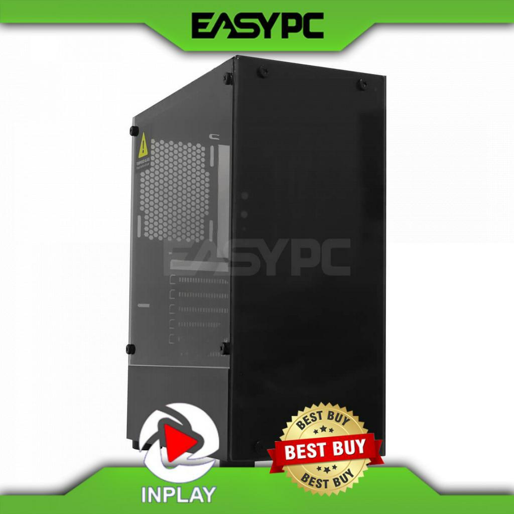 InPlay Meteor 01 Mid Tower Gaming Case Black, Tempered Glass, Cheapest