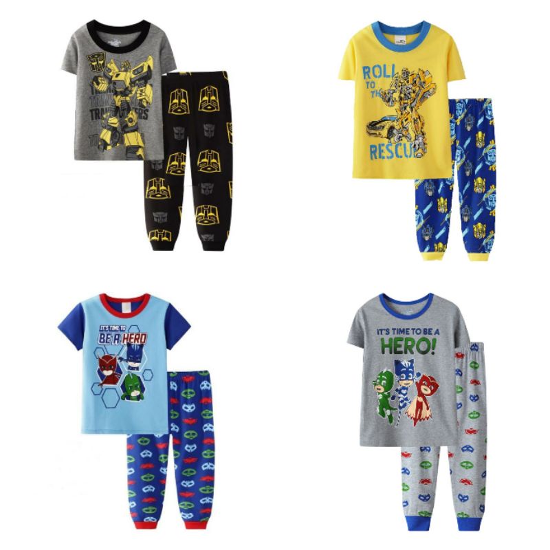 Transformer Bumblebee Character Baby Kids Children Boys Short Sleeves ...