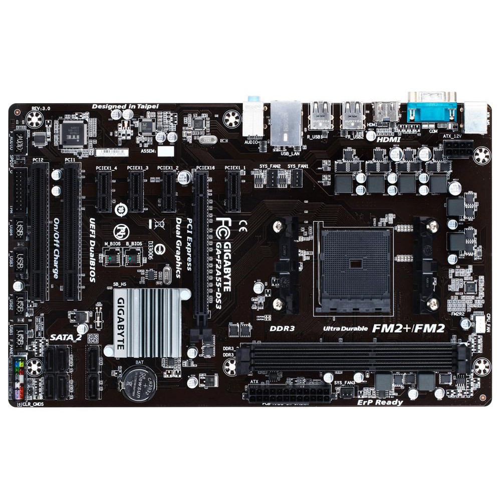 Gigabyte GA-F2A68HM-DS2 S1 A78 A88 DDR3 Socket FM2+ A68H USB3.0 SATA3  Desktop motherboard