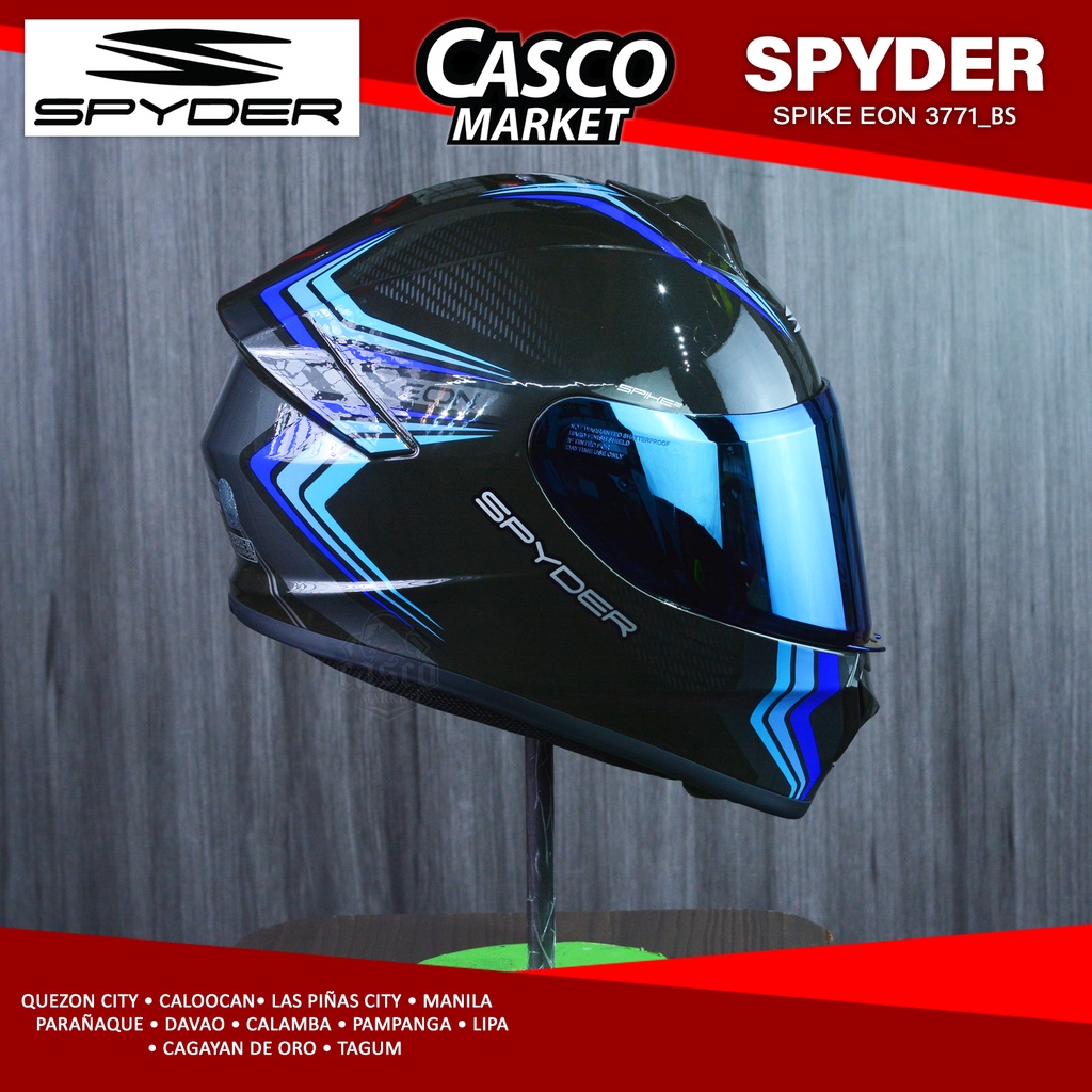 SPYDER SPIKE G EON FULL FACE SINGLE VISOR MOTORCYCLE HELMET