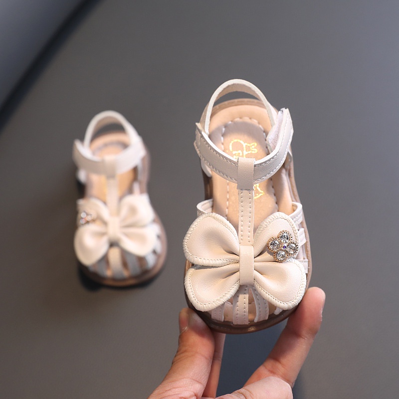 Girl Baby Shoes 1-3 Years Old Princess Toddler Soft Sole Sandals