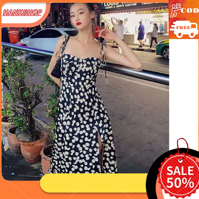 Korean Fashion Off Shoulder Floral Print Dress For Women Womens Dress ...