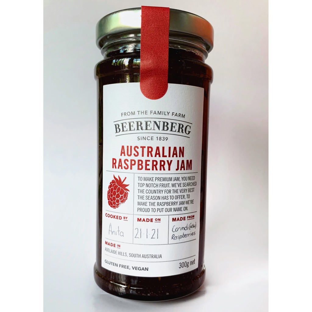 Beerenberg Australian Raspberry Jam 300g | Shopee Philippines