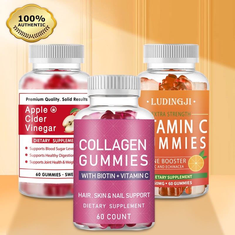 【Philippine cod】 Health Nutrition Gummies Vitamin C Gummies Apple Cider