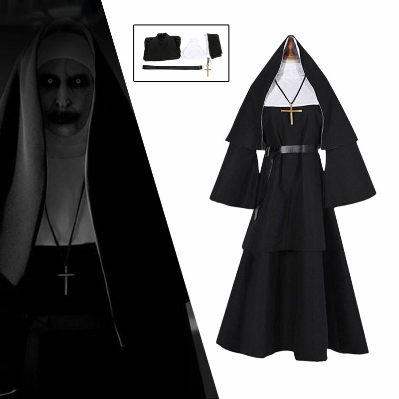 The Valak Nun Costume The Conjuring 2 Halloween Cosplay Fancy Dress ...