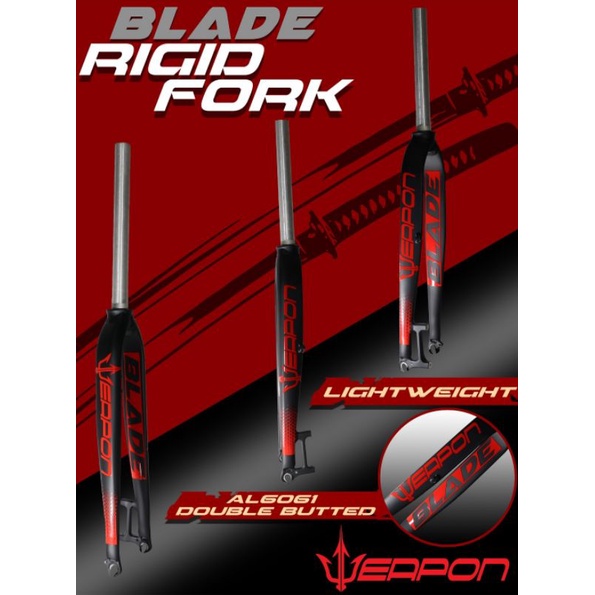 Weapon lightning rigid fork 29er new arrivals