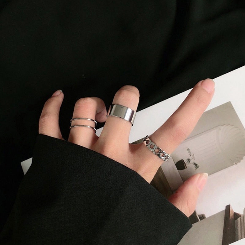 Ring set adjustable ring fashion | Shopee Philippines