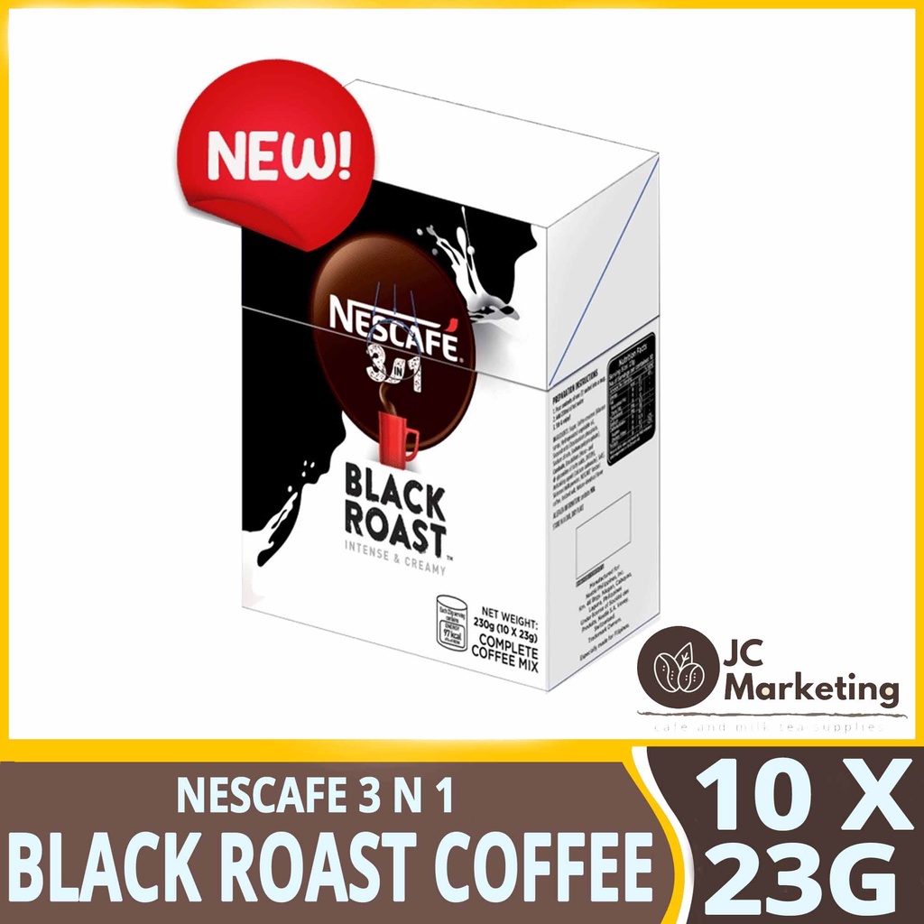 Nescafe Black Roast Coffee Mix 10 X 23g Shopee Philippines