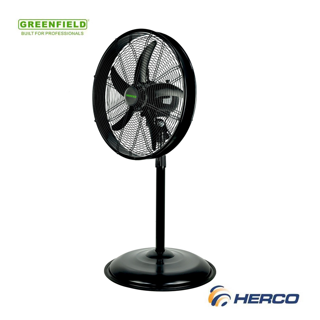 Greenfield Industrial Stand / Pedestal Fan 20 Inches High Velocity