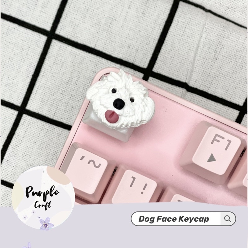 Dog Face Artisan Keycap | Shopee Philippines