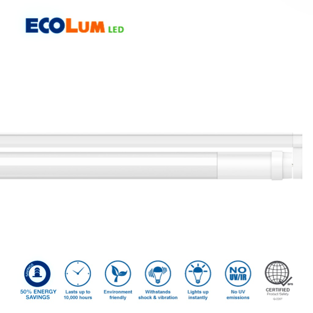 Firefly Ecolum 18 watts Daylight Light Emitting Diode LED T8 Tube & Box